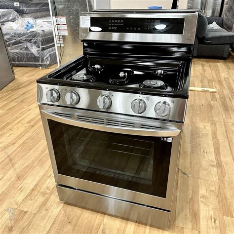 lg gas stove set time